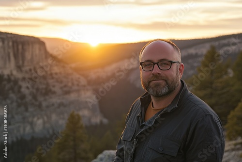 Majestic Sunset Over the Vast Bighorn Mountains of Wyoming, Showcasing Lush Forests and Breathtaking Natural Scenery