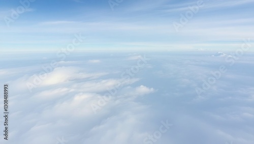 sky, clouds, cloud, nature, fly, cloudscape, above, heaven, air, flying, view, aerial, blue, high, flight, horizon, white, plane, weather, atmosphere, day, cloudy, space, sun, light