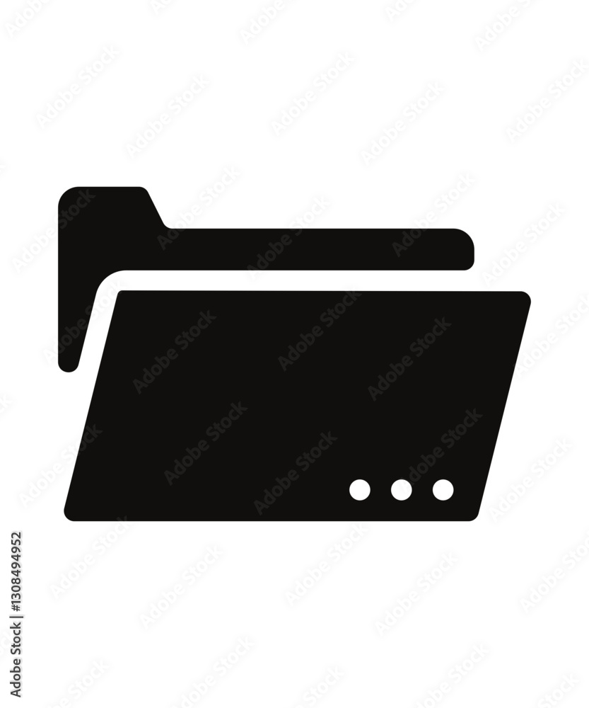 File folder rounded icon filled File folder rounded icon filled