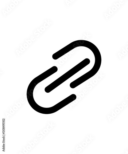 Link icon filled with black