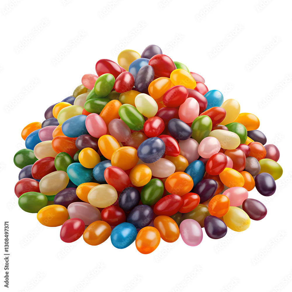 Vibrant 3D Jelly Beans in a Scattered Pile – Transparent Background Colorful Candy Aesthetic.AI Generated. Vibrant 3D Jelly Beans in a Scattered Pile – Transparent Background Colorful Candy Aesthetic.AI Generated.