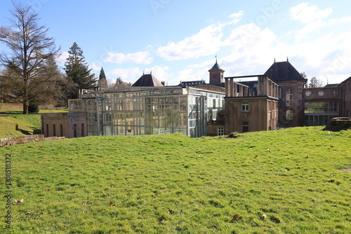 Les thermes, vue de l'extérieur, ville de Luxeuil-Les-Bains, département de la Haute-Saône, France