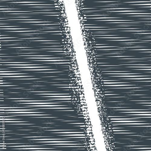 Art with dense stripes and noisy edges