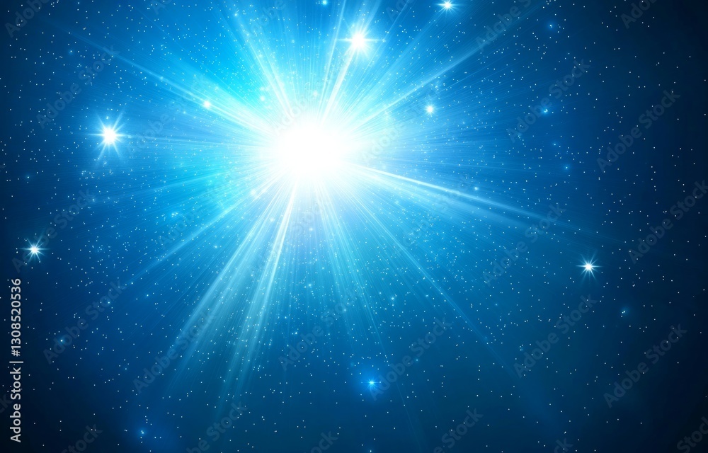 A visual of luminous blue lines intersecting towards a central bright light, highlighted against a black background A visual of luminous blue lines intersecting towards a central bright light, highlighted against a black background