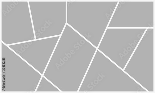 Storyboard layout panel or speech bubble for manga episode