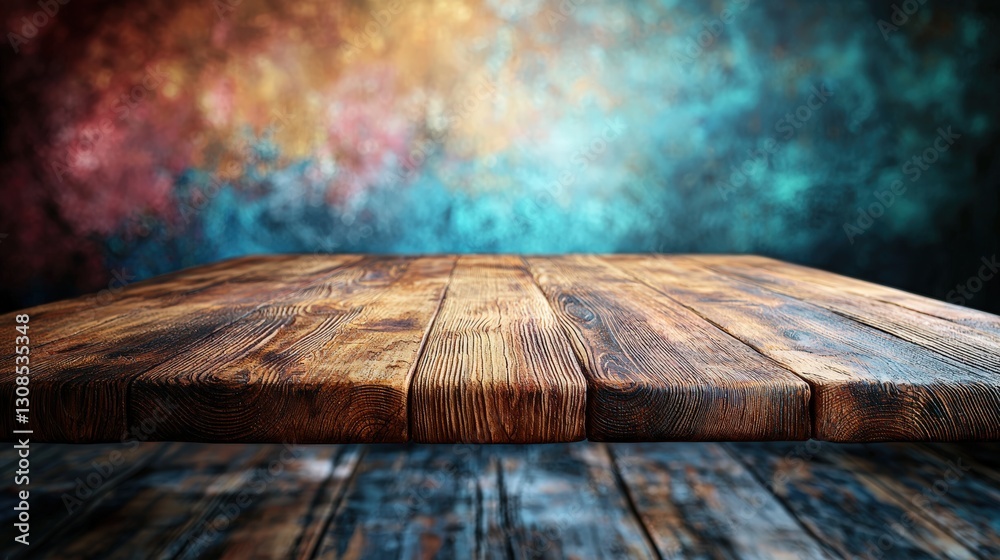 Classic wooden table with a polished surface ideal for dining, meetings, and social gatherings Classic wooden table with a polished surface ideal for dining, meetings, and social gatherings