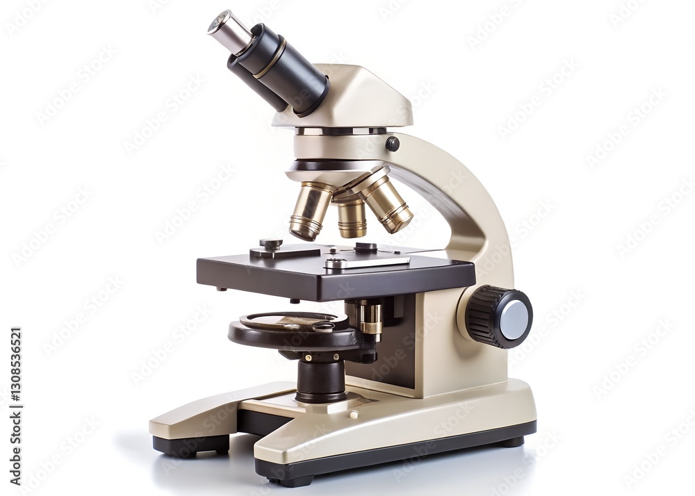 Microscope isolated on white background Microscope isolated on white background