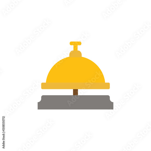 Reception bell colored icon