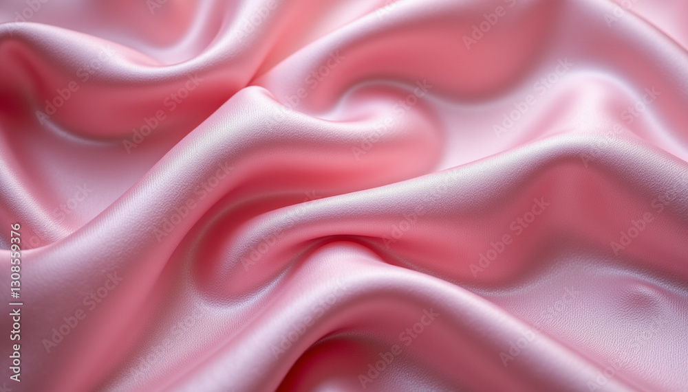 smooth texture of pink silk fabric creates elegant and luxurious feel smooth texture of pink silk fabric creates elegant and luxurious feel