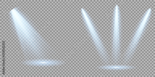 Light blue Star, Soft Sunny Sparkle. Glowing abstract isolated light effects lens. Spotlight and Star with Bokeh and Dust Effect. Glowing Abstract. Lens flash, explosion, spark.