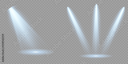 Light blue Star, Soft Sunny Sparkle. Glowing abstract isolated light effects lens. Spotlight and Star with Bokeh and Dust Effect. Glowing Abstract. Lens flash, explosion, spark.