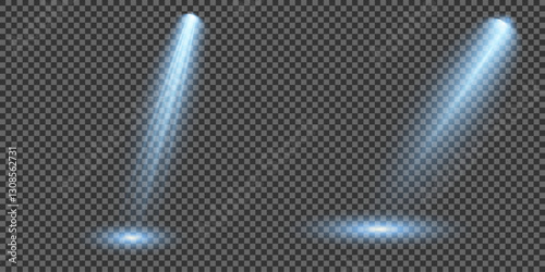 Light blue Star, Soft Sunny Sparkle. Glowing abstract isolated light effects lens. Spotlight and Star with Bokeh and Dust Effect. Glowing Abstract. Lens flash, explosion, spark.