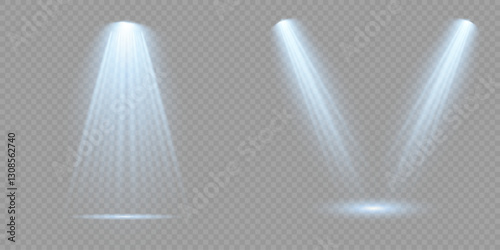 Light blue Star, Soft Sunny Sparkle. Glowing abstract isolated light effects lens. Spotlight and Star with Bokeh and Dust Effect. Glowing Abstract. Lens flash, explosion, spark.