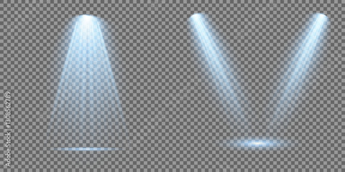 Light blue Star, Soft Sunny Sparkle. Glowing abstract isolated light effects lens. Spotlight and Star with Bokeh and Dust Effect. Glowing Abstract. Lens flash, explosion, spark.