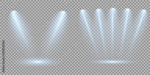 Light blue Star, Soft Sunny Sparkle. Glowing abstract isolated light effects lens. Spotlight and Star with Bokeh and Dust Effect. Glowing Abstract. Lens flash, explosion, spark.