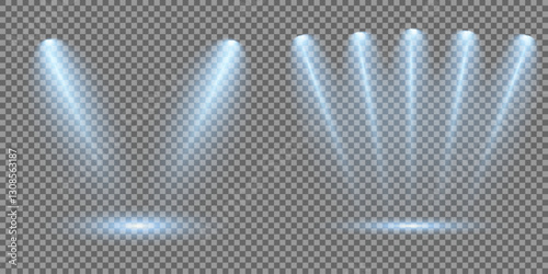 Light blue Star, Soft Sunny Sparkle. Glowing abstract isolated light effects lens. Spotlight and Star with Bokeh and Dust Effect. Glowing Abstract. Lens flash, explosion, spark.
