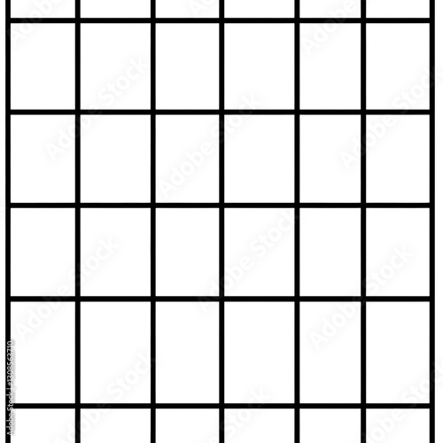 Wallpaper Mural An abstract geometric pattern featuring black squares in a grid layout. Torontodigital.ca