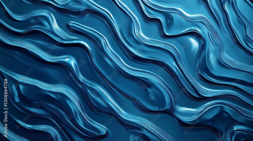 Obraz premium Vector seamless rippled swimming pool abstract background