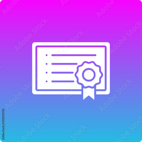 Certificate Icon