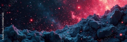 Rough, textured Milky Way; black grunge effect , black, graphic
