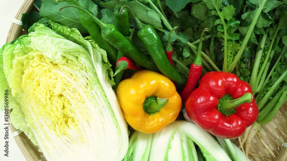 a variety of fresh vegetables a variety of fresh vegetables
