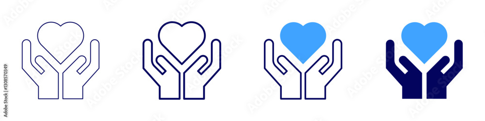 Heart medications icon in 4 different styles. Thin Line, Line, Bold Line, Duotone. Duotone style. Editable stroke Heart medications icon in 4 different styles. Thin Line, Line, Bold Line, Duotone. Duotone style. Editable stroke