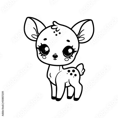 a illustration of deer