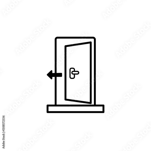 Check Out line icon