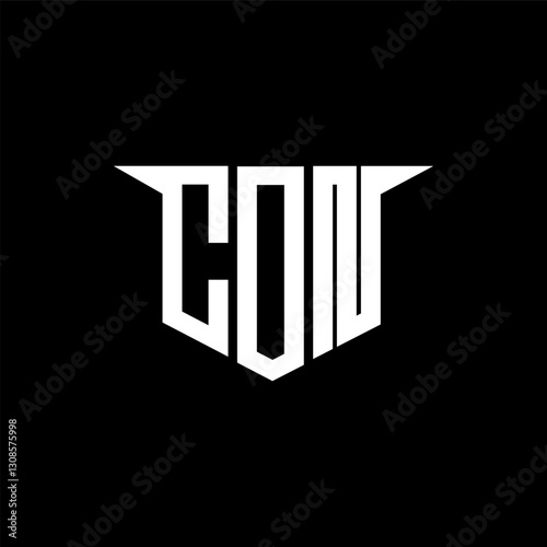 CDN letter logo design with white background in illustrator, vector logo modern alphabet font overlap style, calligraphy designs for logo, Poster, Invitation, etc.