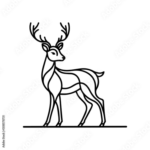 a illustration of deer