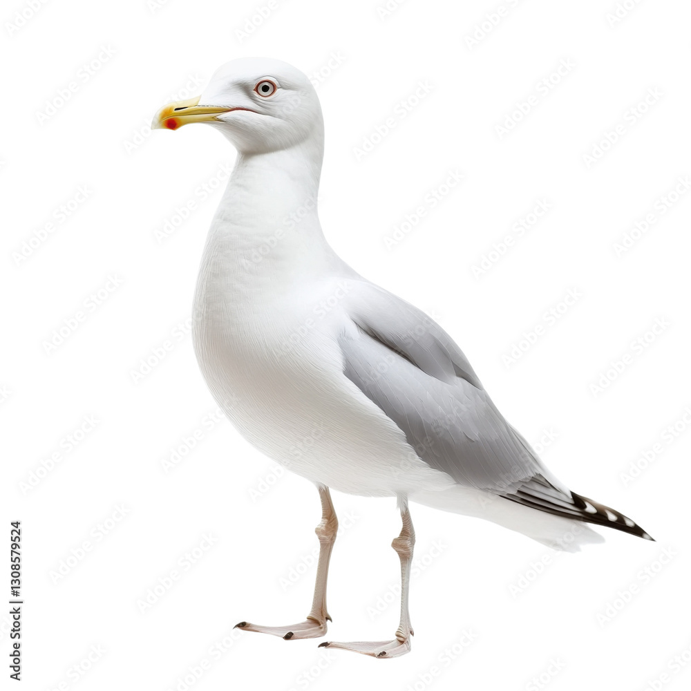 White Seagull Isolated Background on transparent background. White Seagull Isolated Background on transparent background.