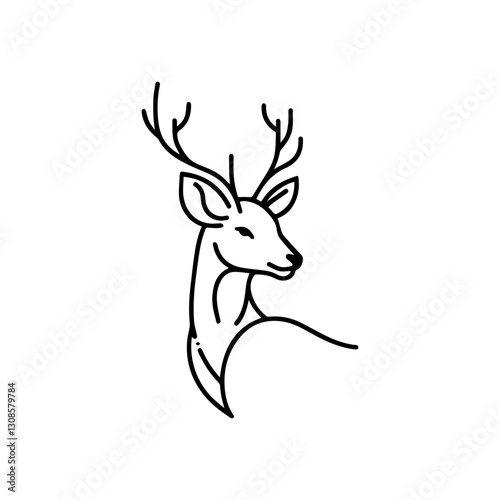 a illustration of deer