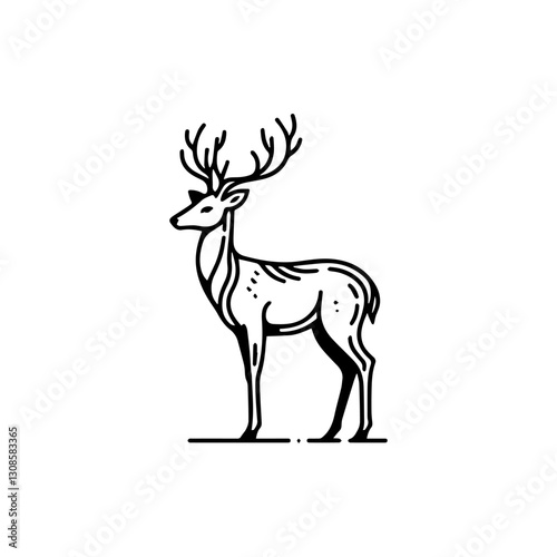 a illustration of deer