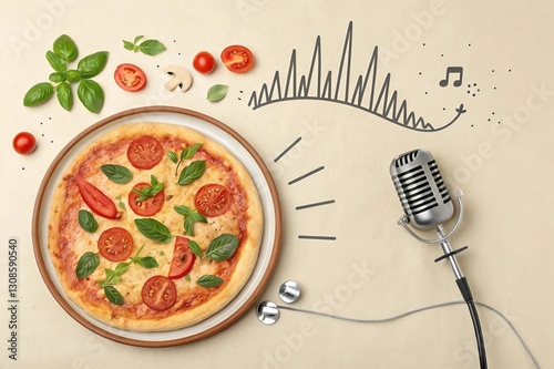 restaurant food items offer to customers by cute cartoons 
