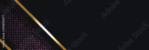 gold banner Abstract vector background board for text and message design modern. vector illustration
