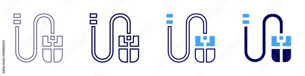 Sensor upgrade icon in 4 different styles. Thin Line, Line, Bold Line, Duotone. Duotone style. Editable stroke Sensor upgrade icon in 4 different styles. Thin Line, Line, Bold Line, Duotone. Duotone style. Editable stroke