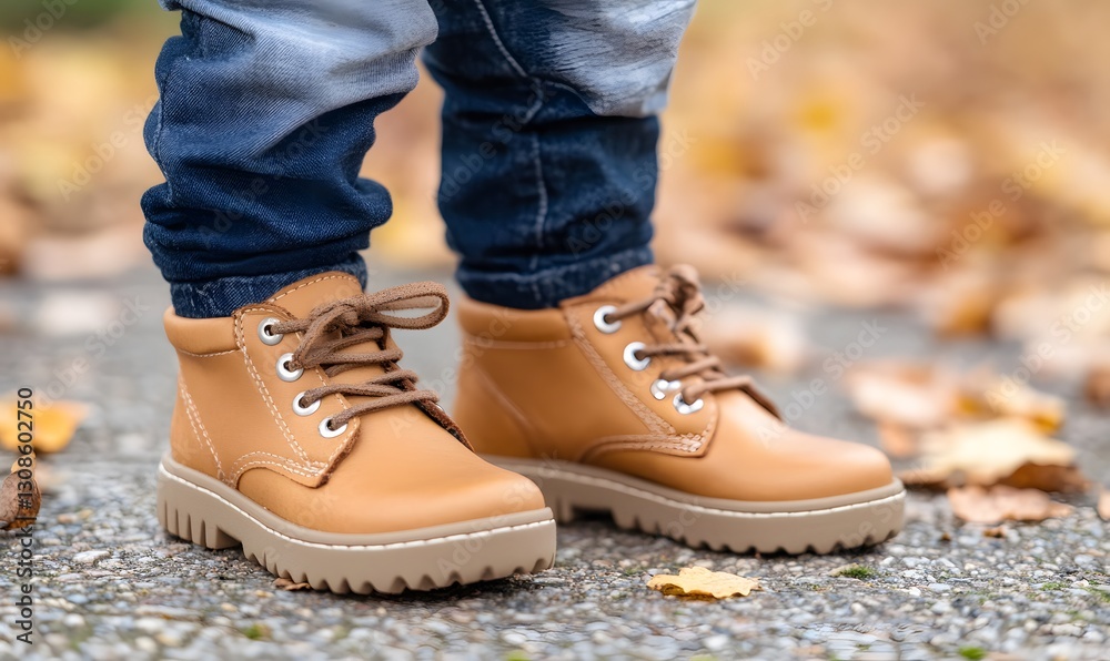 toddlers wearing leather mocassins, Generative AI toddlers wearing leather mocassins, Generative AI