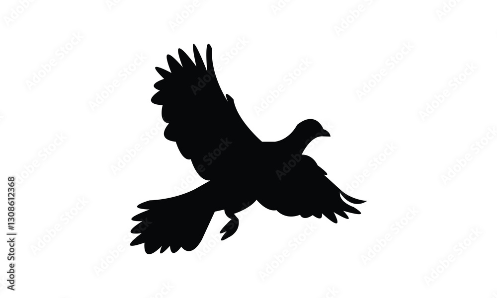 African green pigeon bird Silhouette Design And Vector Illustration.
African green pigeon bird Silhouette Design And Vector Illustration.