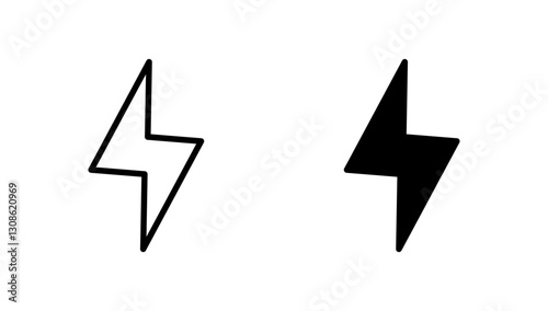 Lightning icon vector. electric sign and symbol. power icon. energy sign