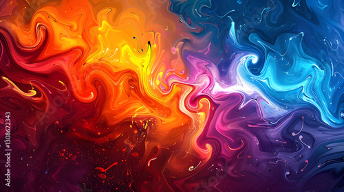 Abstract colorful background wallpaper designed for mobile phones, featuring vibrant gradients and smooth artistic transitions.
