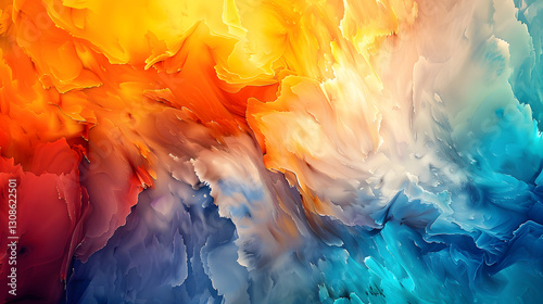 Abstract colorful background wallpaper designed for mobile phones, featuring vibrant gradients and smooth artistic transitions.