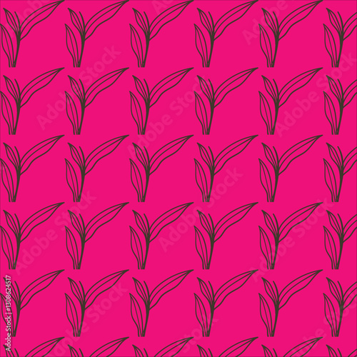 seamless pattern with leaves
