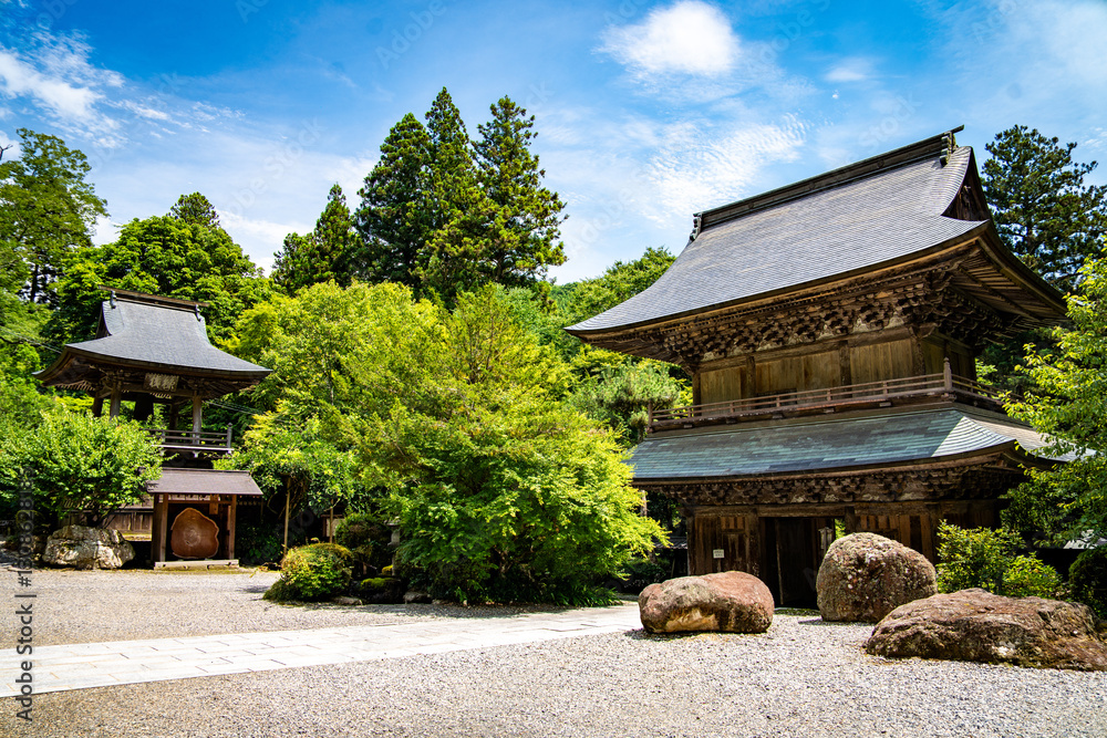 Fototapeta premium Unganji temple in Otawara, Tochigi, Japan