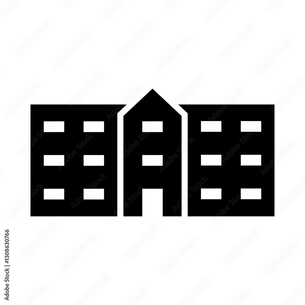 hostel icon vector design concept hostel icon vector design concept