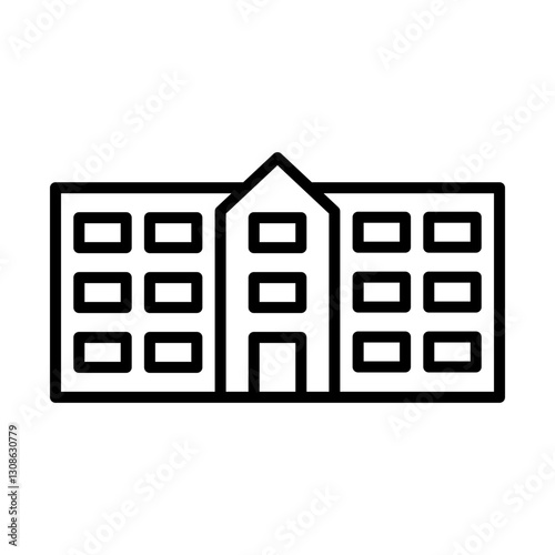 hostel icon vector design concept
