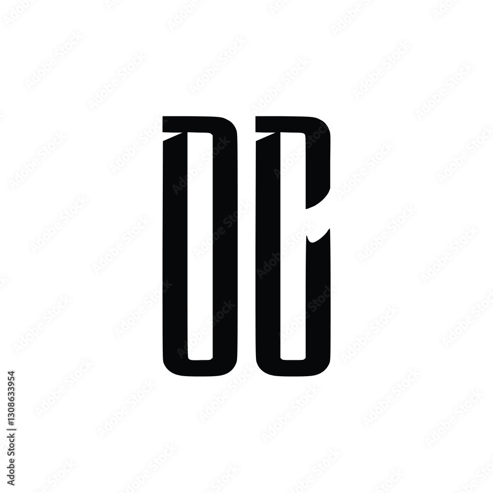 DC monogram logo design letter text name symbol monochrome logotype alphabet character simple logo DC monogram logo design letter text name symbol monochrome logotype alphabet character simple logo