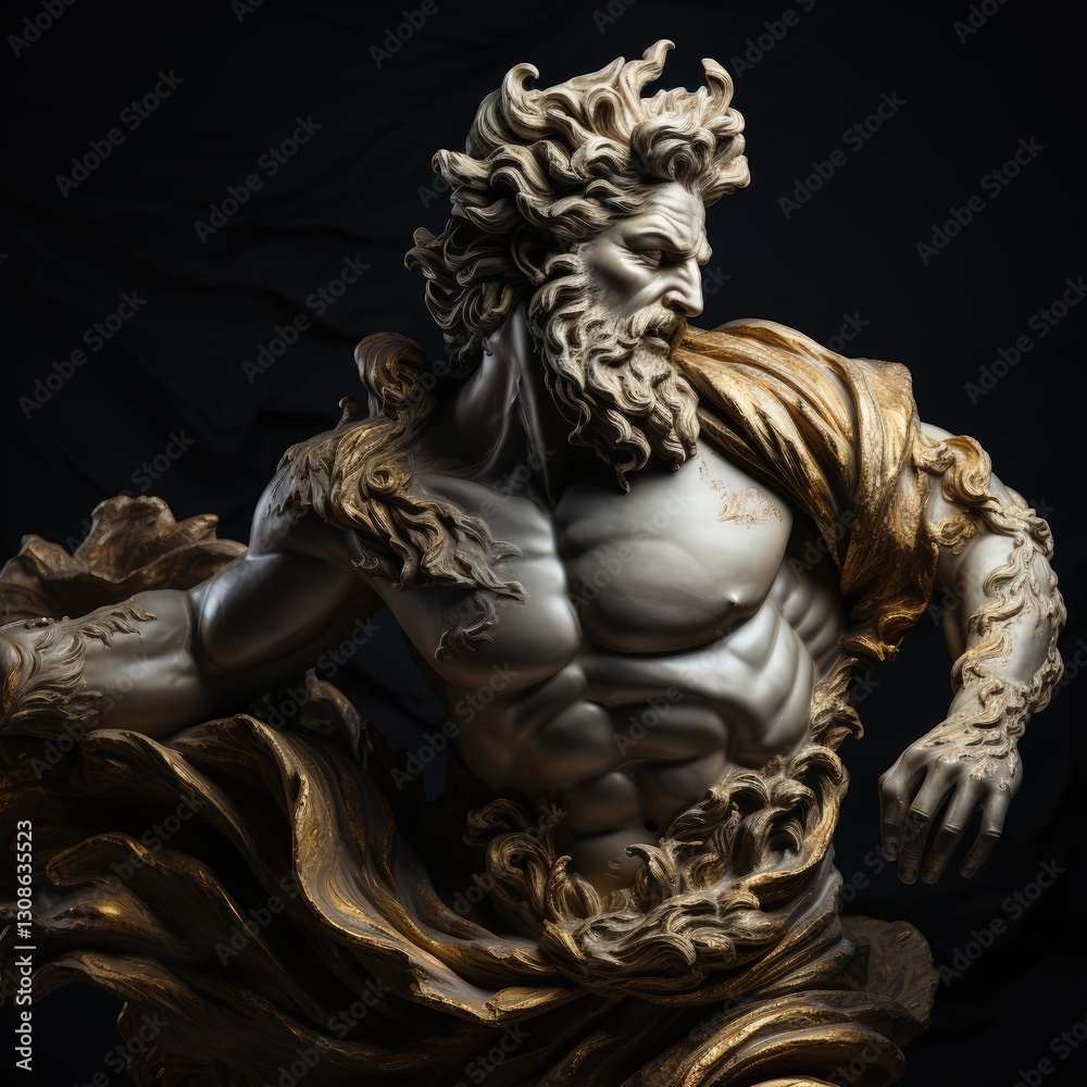 Hyper-realistic Golden Statue Capturing the Essence of Artistic Craftsmanship Hyper-realistic Golden Statue Capturing the Essence of Artistic Craftsmanship