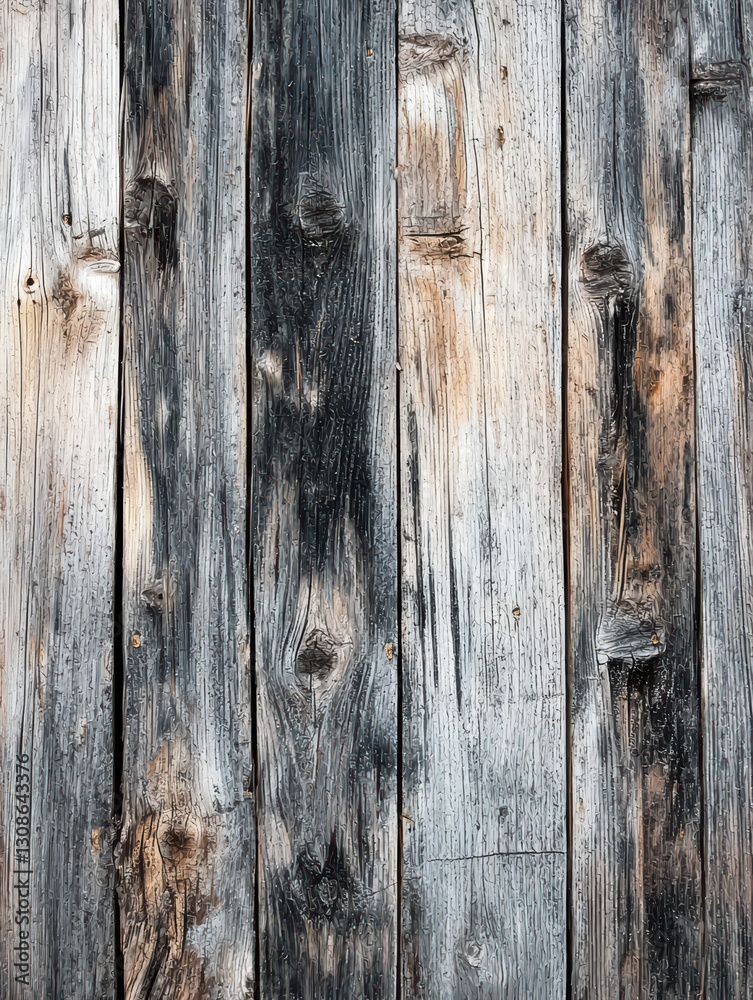 Rustic Wood Texture: A close-up captures the weathered beauty of aged wooden planks, revealing the natural grain, knots, and imperfections, creating a vintage and tactile aesthetic. Rustic Wood Texture: A close-up captures the weathered beauty of aged wooden planks, revealing the natural grain, knots, and imperfections, creating a vintage and tactile aesthetic.