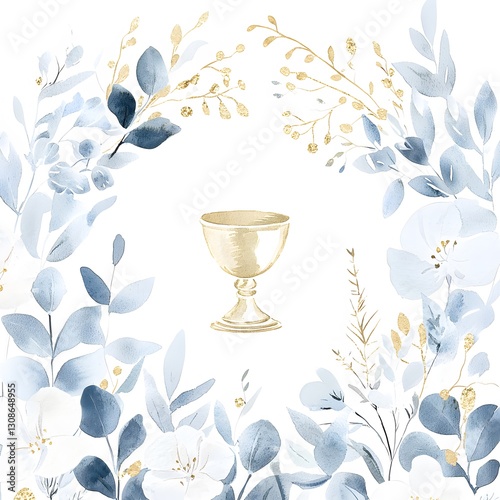 Christian chalice icon isolated on white background. Christianity icon. Happy Easter