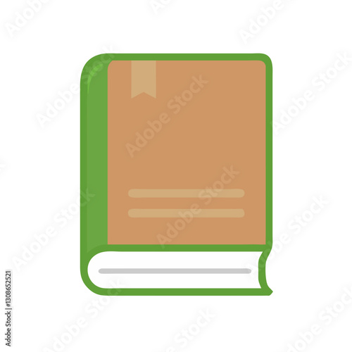 Classic hardcover book icon